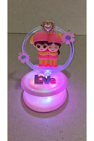Sevgililer Gününe Özel Sevgili Love Fanus Işıklı Hediyelik Doum Günü Boyut:12cm 8cm
