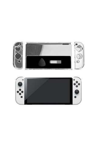 Cafele Kristal Nintendo Switch Oled PC Kılıf