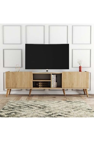 Mezza Lotus Ahşap Ayaklı Tv Ünitesi 1350