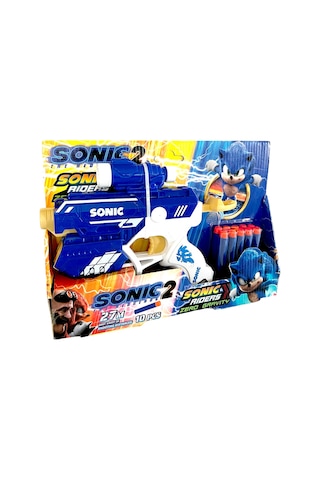 Sonic Nörf Tabanca Oyuncak Sünger Plastikatan Nerf Silah