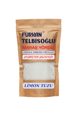Furkan Telbisoğlu Maraş Yöresi Limon Tuzu Katkısız Yeni Mahsül 250 G Maraş Yöresi
