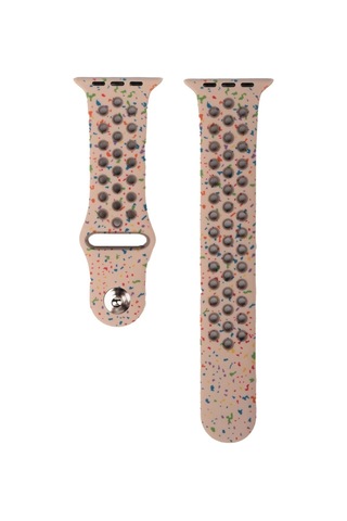 Apple Uyumlu Watch 38mm Kordon Yeni Seri 2023 Krd-02 Silikon Strap Kayış