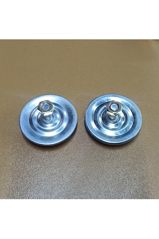 Yuvarlak Kırmızı Reflektör Saç Bağlantılı 6mm Vidalı 2 Adet