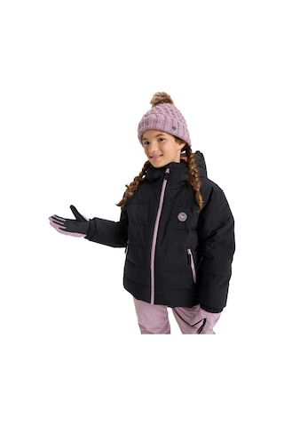 Roxy Roxy Snowyhill Puffy Girl Jk Kız Çocuk Siyah Snowboard Ceketi 11793 Siyah