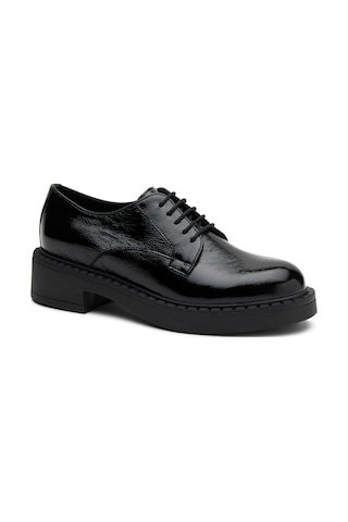 Oxford/ayakkabı Kadın 97u1 Frau Naplack Lace-up Nero Siyah