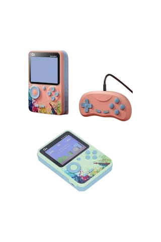 3.5 İnç Kla Retro Lcd Ekran 500 Oyunlu Oyun Semeglbl - 88 Konsolu Tnabilir