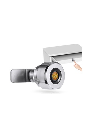 Akıllı Çekmece Kilidi Parmak İzi Ve App Kilit Açma Gümüş