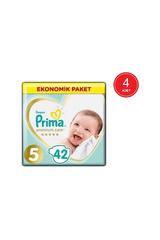 Prima Bebek Bezi Premium Care 5 Beden 4 x 42 168 Adet 4'lü