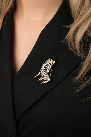 Çildan Womens Zebra Figür Broş