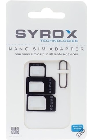 Syrox Akıllı Telefon için Nano Sim Kart Çevirici Takım ve Iğne
