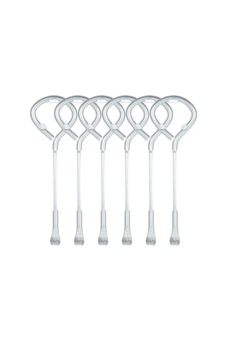 Yuntech01 6 Adet Çelik Anahtar Zinciri 2'li 1: Bira Şişesi Ve Konserve Açıcı - El İşlemli, Dayanıklı, Gümüş Rengi Diğer