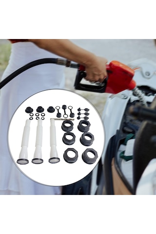 Suntek Matkap Beyaz Esnek Dökme Nozulu 3 Setli Gaz 3'lü-takım