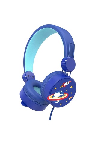 S02002604 -sun-gle-ech-kulaklık Mikrofonlu Kablolu Uzay Resimli M