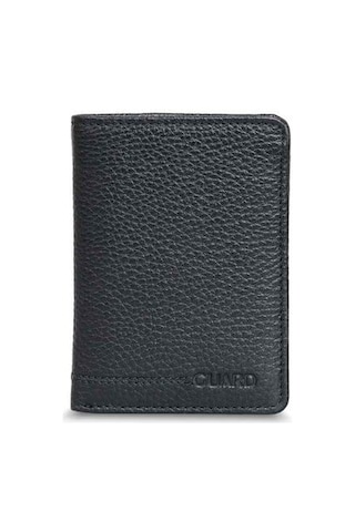 Guard Leather Guard Hakiki Deri Erkek Cüzdan & Kartlık Seti Özel Hediye Kutulu Siyah Premium Set Çok Renkli