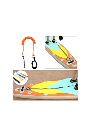 Flybuy Turuncu Tasma Tahtası Sörf Sörf Sarmal Paddleboard İpi Bileği Bacak Ayakta Ayak Af
