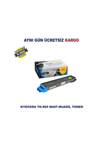 Tk-895 / Kyocera Ecosys Fs-C8025 Mavi Uyumlu Toner 6.000 Sf