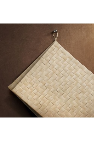 Ikea Mävınn Amerikan Servis, Palmiye Yaprağı, 44x34 Cm, El Yapımı Çok Renkli