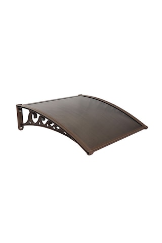 Yapısan Plastik Ayak 6Mm Levhalı Pratik Sundurma 100X100 Cm Kahve