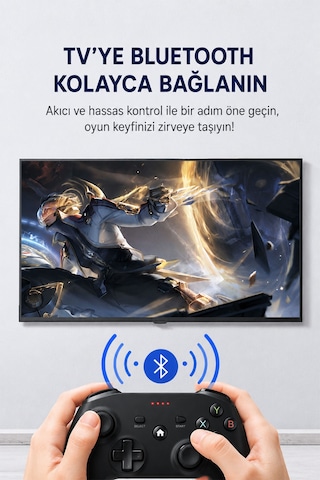 Usb Bluetooth 5.1 Adaptör Dongle, Pc Laptop Masaüstü Bilgisayar İçin Kablosuz Alıcı, Kulaklık Hoparlör Mouse Klavye Oyun Kolu Uyumlu, Sürücüsüz Tak Çalıştır D905