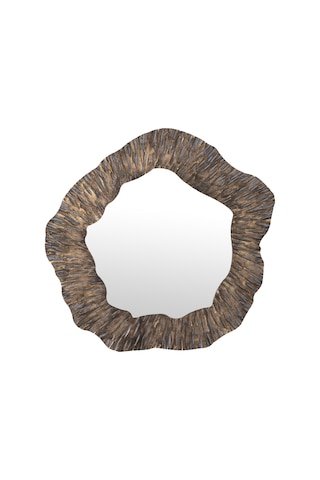 Mudo Home Toledo Duvar Aynası 80x76cm Kahverengi
