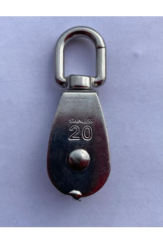 Paslanmaz Krom Tekli̇ Makara 20mm