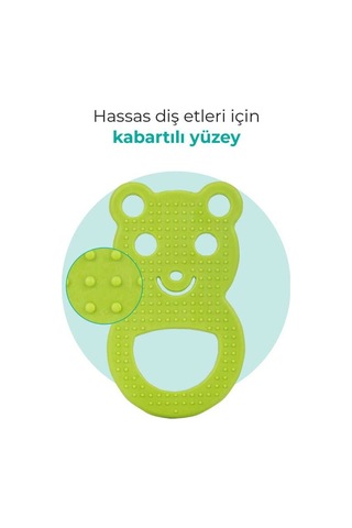 Mamajoo Yumuşak Diş Kaşıyıcı Yeşil Ayıcık