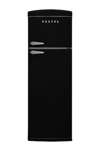 Vestel Retro SC32201 Siyah 311 LT Çift Kapılı Buzdolabı