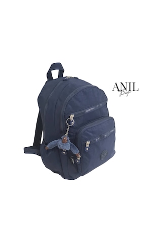 Anılbags Krinkıl Lacivert Kumaş Suya Dayanıklı Klinkır Sırt Çantası/laptop Lacivert