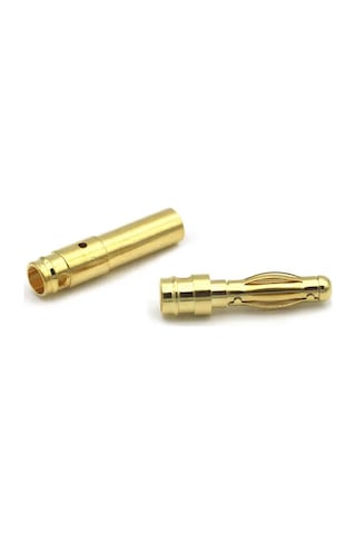 Wozlo Hxt 4.0mm Gold Plated Erkek Dişi Banana Konnektör - 5 Çift