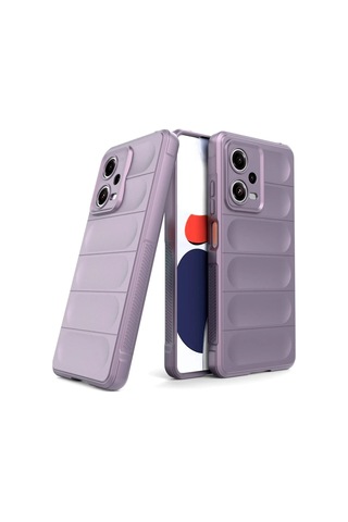Xiaomi Poco X5 5g Kılıf Optimum Silikon - Mor Çok Renkli
