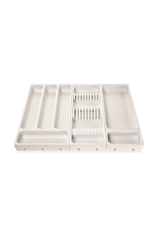 Tescoma Flexispace 899430 Mutfak Gereçleri İçin Çekmece Düzenleyici, Plastik, Beyaz, 37 X 22 X 4,5 Cm Sku: Smgstk5b92418582 A