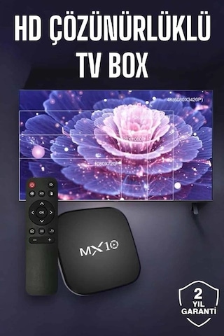 Tv Box Android Uyumlu 4 Çekirdekli Wifi Bağlantılı 4k Najmaddin