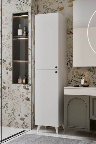 Ramses Çok Amaçlı Dolap - Kiler Dolabı - Banyo Dolabı - Ayakkabılık - Mutfak Dolabı Mdf Beyaz