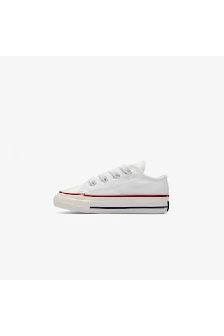 Converse Chuck 70 1v Vintage Canvas Bebek Beyaz Sneaker Düz 771642c Beyaz