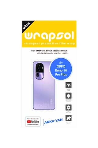 Oppo Reno 10 Pro Plus Arka Ve Yan Kaplama Poliüretan Film