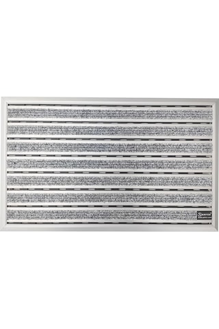 Arfen Halı Üst Yüzeyli Alüminyum Ince Seri Gri Paspas 40 X 70 Cm