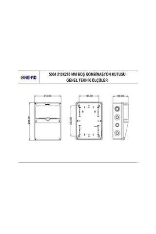 Ne-ad Marka 210x280 MM Boş Kombinasyon Kutusu