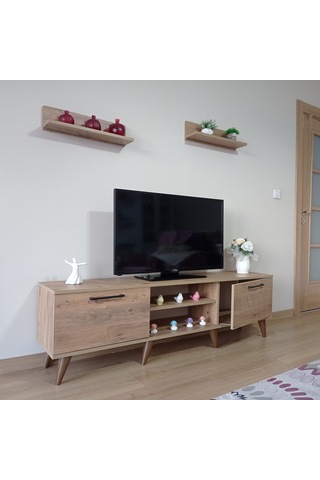Mobilya Sepeti Ms 25 Raflı Tv Ünitesi Dolabı Ceviz