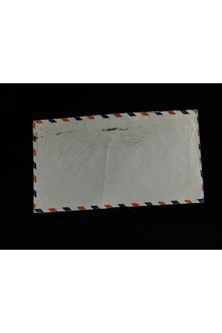 Uçak Postası Air Mail 1948 Yılından Georgetown British Guiana'dan Usa Amerika'ya Postalanmış 6 Ve 12 Cent Pullu Zarf