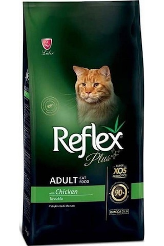 Reflex Plus Adult Cat Tavuklu Yetişkin Kedi Maması 8 KG