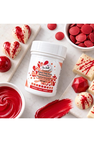 Dr. Gusto Kırmızı Çikolata Boyası 30 Gr