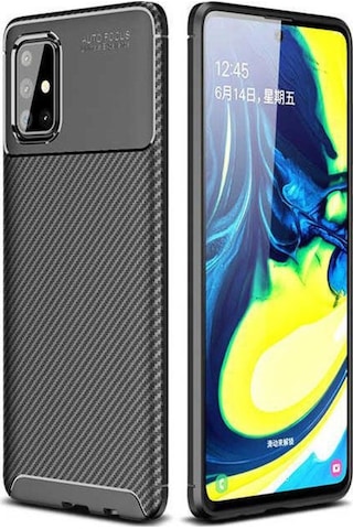 Samsung Uyumlu Galaxy M51 Kilif Karbon Tasarim Negro Silikon Kapak 405792923