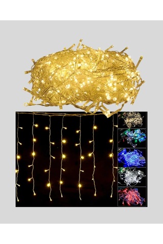 4 Metre Şelale Led Işık Perdesi Dekoratif Standart