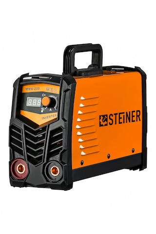 Steiner Mma-200 Amper Dijital Göstergeli İnverter Kaynak Turuncu