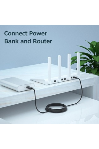 Besthome1 5.5 2.1mm Usb Dc 5v Den 12v Adaptörü, Kablo İle Geniş Uyumluk