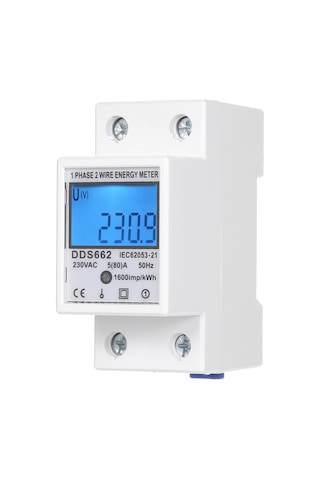 Reedark "230v Tek Fazlı Led Ekranlı Elektrik Sayacı - Dds662 Model, 5-80a Akım"