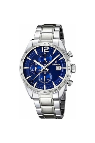 Festına F16759/3 Tımeless Chronograph Erkek Kol Saati Gümüş