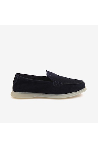 Rouge Kadın Loafer 0172 Mavi Süet