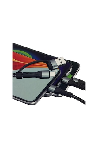 Ferro Re-11 Reshurk 6in1 Type-c & Micro & Lightning Hızlı Şarj Ve Data Kablosu 120cm