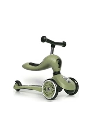 Scoot And Ride Highwaykick 1 Oturaklı Çocukscooter Olive 160629-00001 Açık Mavi